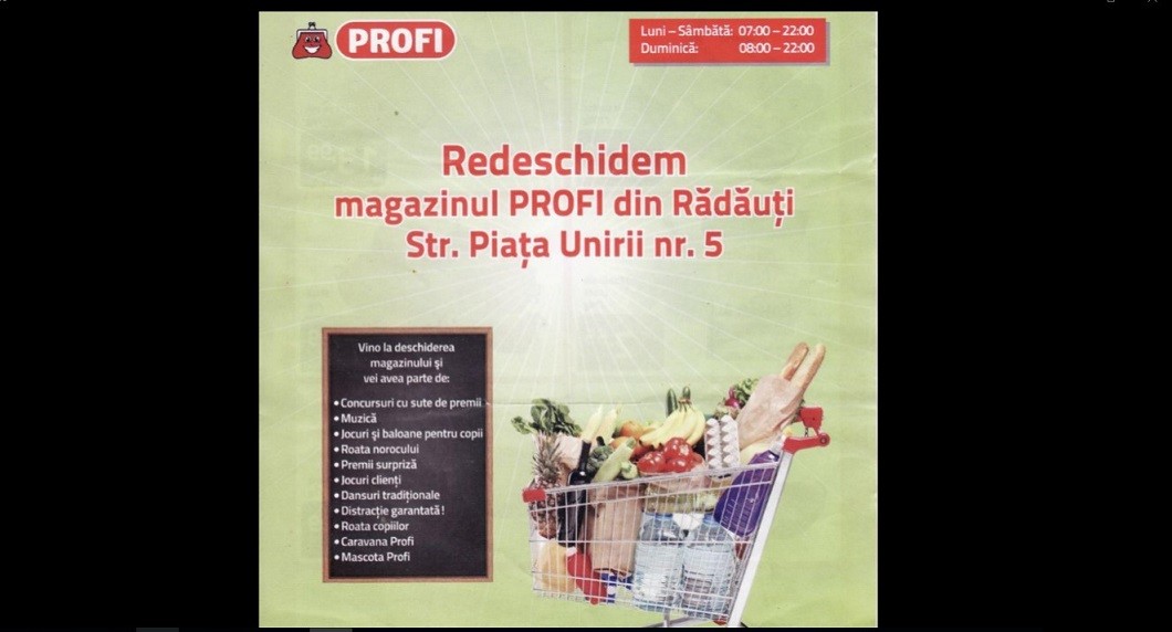 Profi se redeschide în Magazinul General Profi se redeschide în Magazinul General