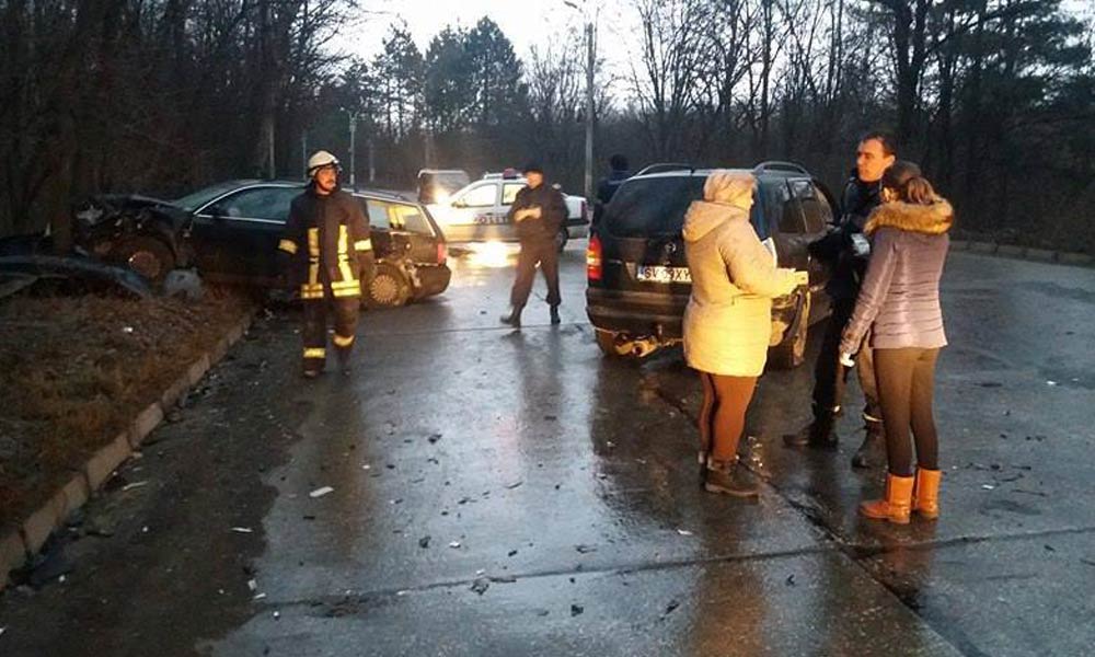 Accident grav cu doi răniți la Siret accident grav răniți siret