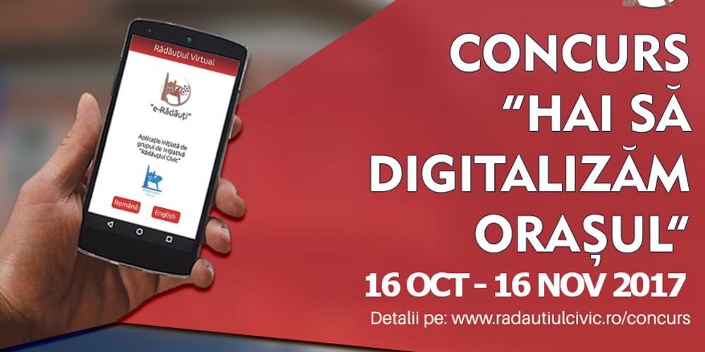 „Hai să digitalizăm orașul” – super concurs pentru elevii de liceu din Rădăuți! hai-sa-digitalizam-orasul-super-concurs-pentru-elevii-de-liceu-din-radauti