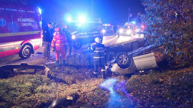 Accident cu trei mașini la ieșire din Suceava accident-cu-trei-masini-la-iesire-din-suceava-1