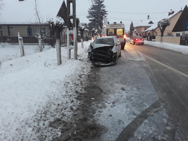 FOTO Accident rutier cauzat de viteza si zapada in Radauti accident-radauti-putnei