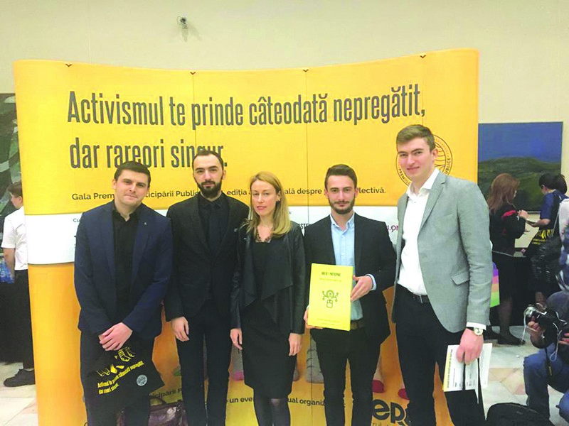 Grupul „Rădăuţiul civic”, premiat la Gala Premiilor Participării Publice radautiul-civi-1
