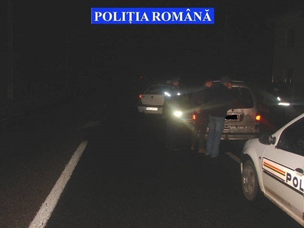Sofer baut, urmarit si blocat in trafic de politisti, la Galanesti sofer-beat