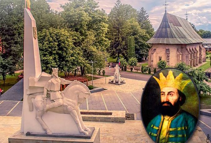 Manifestări la Rădăuți cu ocazia reabilitării statuii lui Bogdan Vodă statuie-radauti