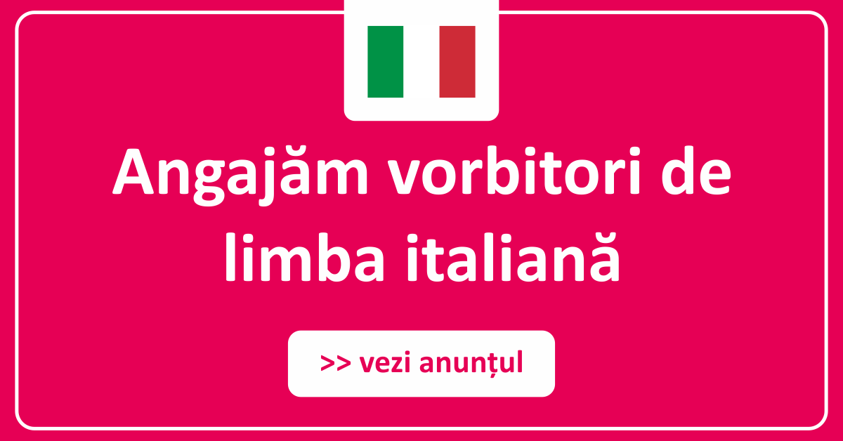 Angajăm vorbitori de limba italiană vorbitori-italiana