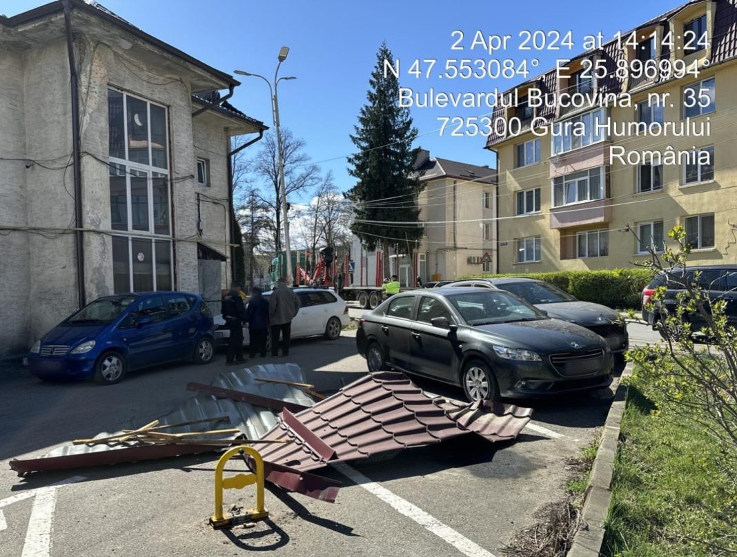 Vântul Puternic Dărâmă Acoperișuri în Gura Humorului și Suceava Vântul Puternic Dărâmă Acoperișuri în Gura Humorului și Suceava