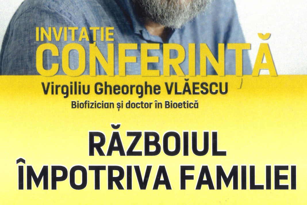Invitație 27 Noiembrie 2024 – Conferință Războiul Împotriva Familiei – Casa de Cultură Rădăuți Invitație 27 Noiembrie 2024 – Conferință Războiul Împotriva Familiei – Casa de Cultură Rădăuți